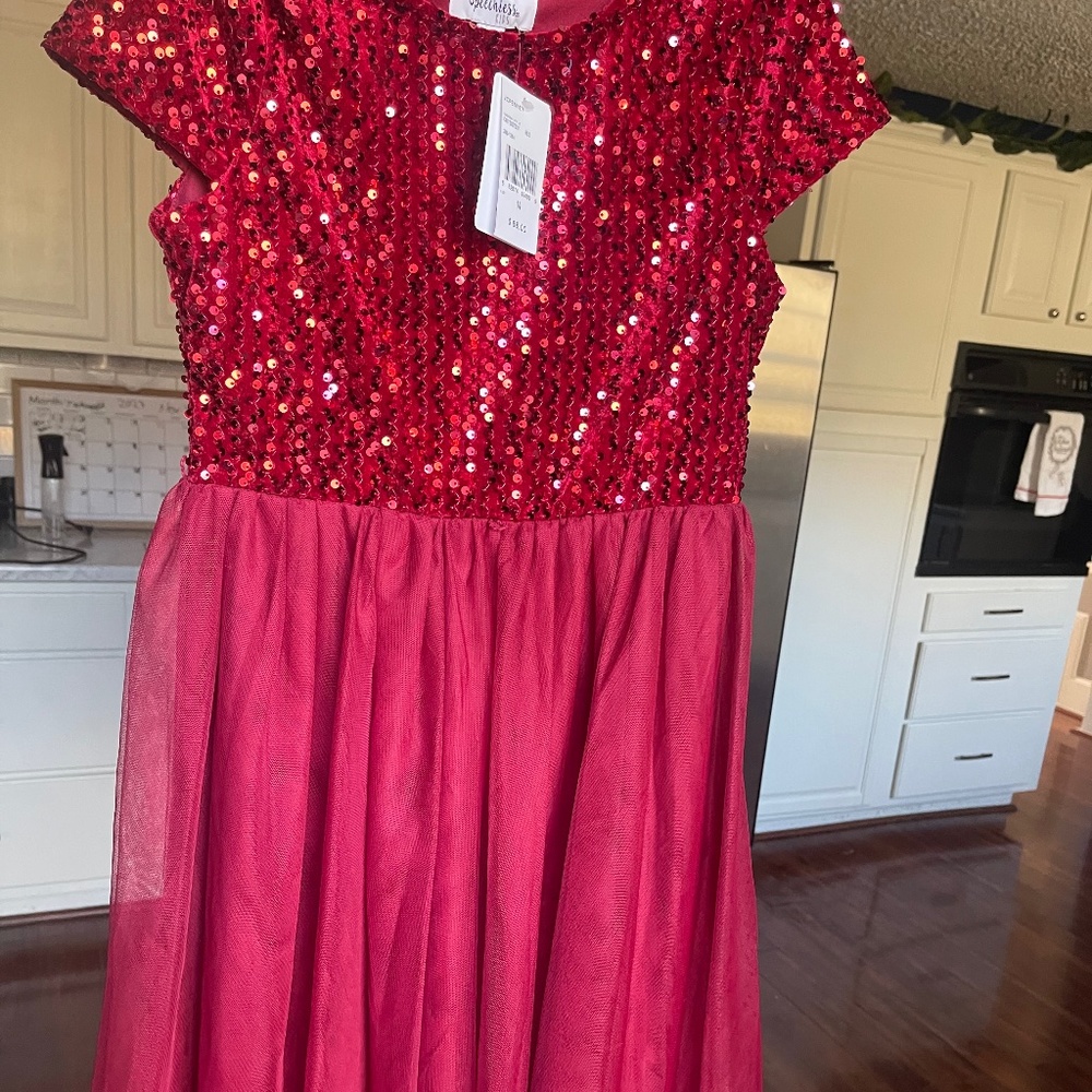 Girls red dress
